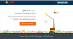 Desktop Screenshot of bobini.com